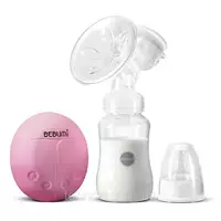 Электрический  молокоотсос Bebumi BS Eco (A pink) с силиконовой соской