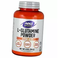 Глютамин, L-Glutamine Powder, Now Foods  170г (32128001)