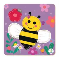 гр Пазл-сортер "Бджілка" картонний (до 2 років) 300358 (48) 5 елементів "Dodo"