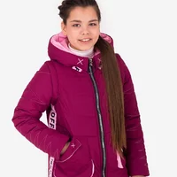 Демисезонная  куртка-жилетка  для девочки "Фишка", осенняя детская куртка для подростка