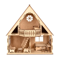 Кукольный дом с балконом "COUNTRY HOUSE" 47*51*38 см