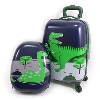 Чемодан дитячий на 4 колесах 16 "+ рюкзак 13", "Динозавр", 1шт/етик.