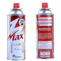 Газ MAX (MAXSUN СRV Корея оригінал), для портативних газових приладів, червоний (зима-літо)