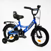 Велосипед 14" дюймів 2-х колісний "CORSO" MAXIS CL-14623 (1) ручне гальмо, дзвіночок, сидіння з ручкою, додаткові колеса, ЗІБРАНИЙ НА 75%, в коробці