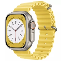 Силіконовий ремінець для Smart Watch Ocean Band 42/44/45/49 (Жовтий)