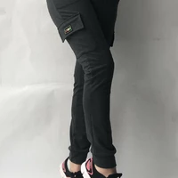 Спортивные брюки с накладными карманами N° 125 темно-серый