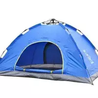 Палатка автомат с автоматическим каркасом туристическая палатка однослойная 5-ти местная (синий цвет)