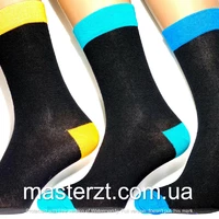 Шкарпетки чоловічі Мастер 25-27р гламуры чорні високі класика¶