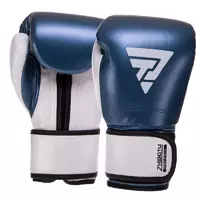 Перчатки боксерские Zhengtu BO-3781   10oz Сине-белый (37508105)