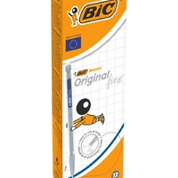 Набор механических карандашей BIC Matic Original Fine 0.5 мм HB с ластиком 12 шт (3086126604589)