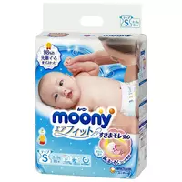 Детские подгузники Moony S  4-8 кг 84 шт (4903111244102)