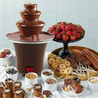 Шоколадний фонтан для фондю Chocolate Fountain, фондюшниця. Фондюшниця у вигляді фонтану