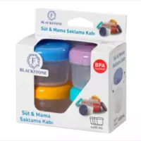 Набір контейнерів для дитячого харчування 4 шт по 50 мл пластик Набір контейнерів для дитячого харчування 4 шт по 50 мл пластик