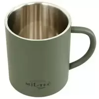Чашка тактична з подвійною стінкою Mil-Tec 450 ml. Olive 14603500