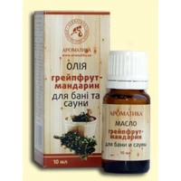 Эфирное масло для бани и сауны Ароматика Грейпфрут-Мандарин, 10 мл