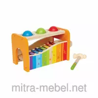 Детская игрушка стучалка с металлофоном