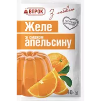 Желе апельсиновое  40 г ТМ "Впрок"