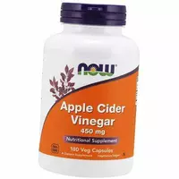 Яблочный уксус сидровый, Apple Cider Vinegar 450, Now Foods  180вегкапс (72128030)