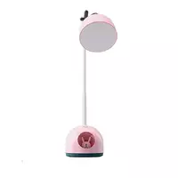 Лампа настільна дитяча з нічником LT-A2084 сенсорна акумуляторна, рожева
